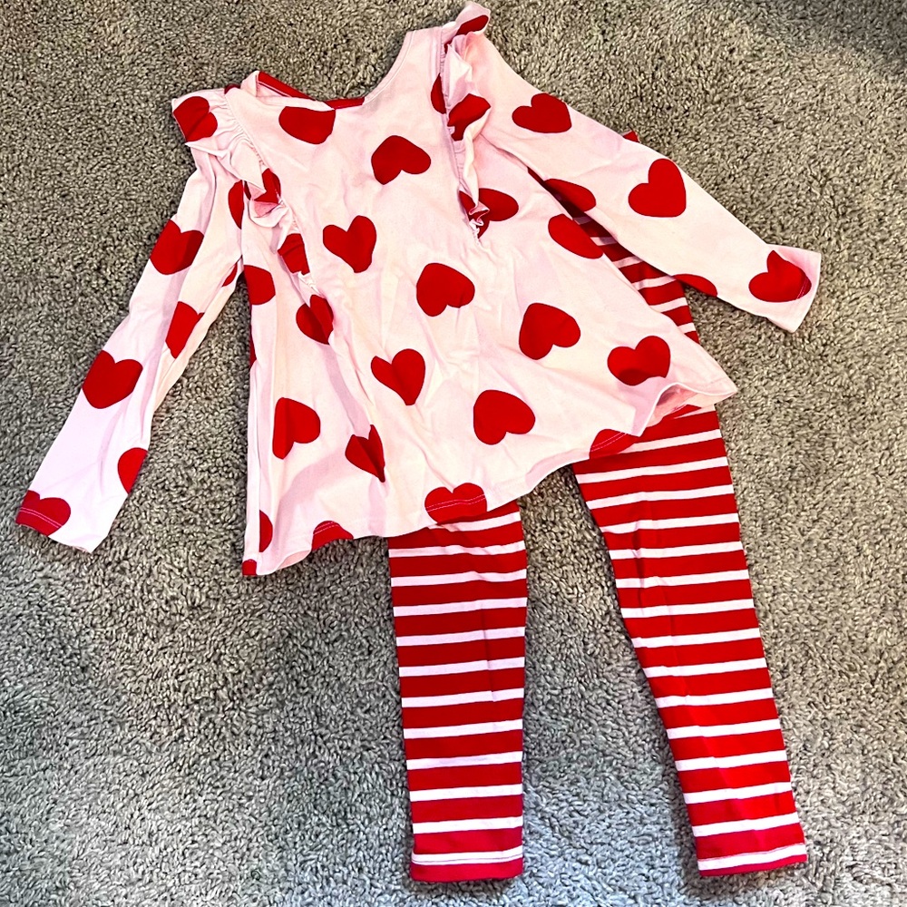 Cat & Jack Valentine Outfit | EUC